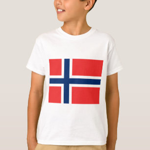 Camiseta Bandeira norueguesa (Noruega)