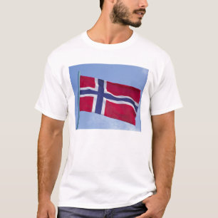 Camiseta bandeira norueguesa RF)