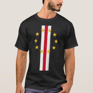 Camiseta Bandeira Oficial do Cabo Verde Orgulho Cabo Praia