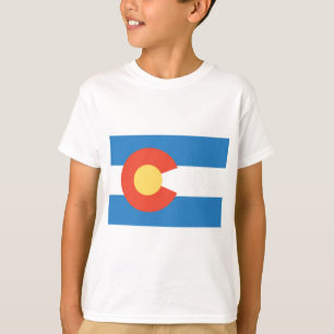 Camiseta Bandeira oficial do estado de Colorado
