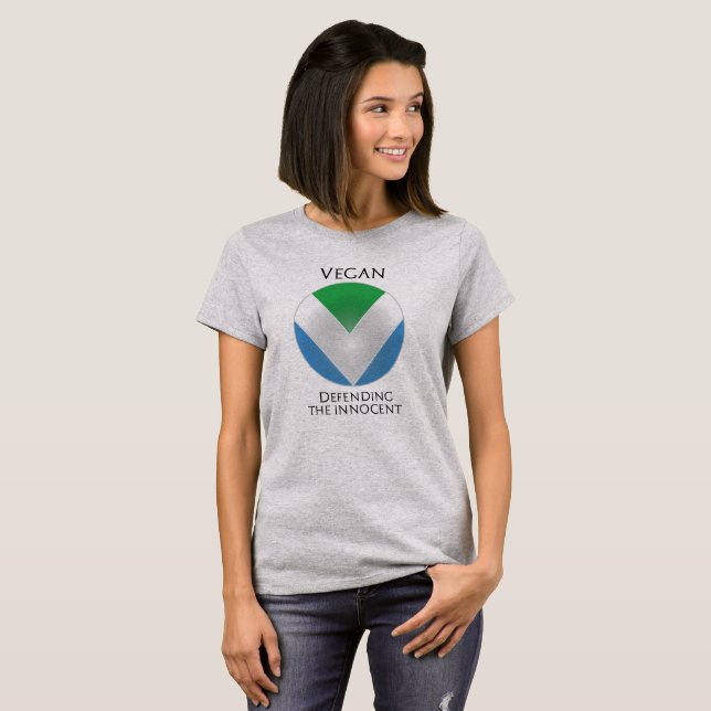 Camiseta BANDEIRA OFICIAL NOVA DO VEGAN: Protetor do (Frente Completa)