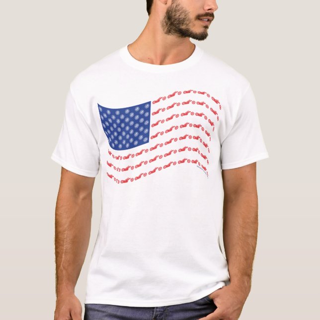 Camiseta Bandeira-Onda-Helicóptero (Frente)