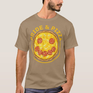 Camiseta Bandeira Orgulho gay do Orgulho e Pizza Lgbt Arco-