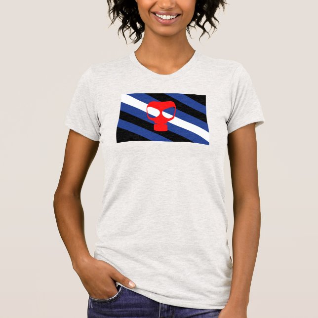 Camiseta Bandeira Orgulho Máscara (Frente)