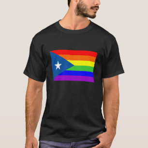 Camiseta bandeira orgulhosa alegre do arco-íris do país d