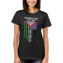 Bandeira palestina-americana - Salve a Palestina -