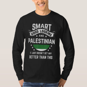 Camiseta Bandeira Palestina Orgulho Nativo Raízes Palestina