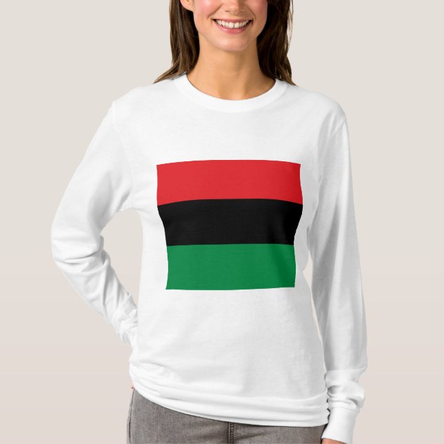 Camiseta Bandeira Pan-Africana (Frente)