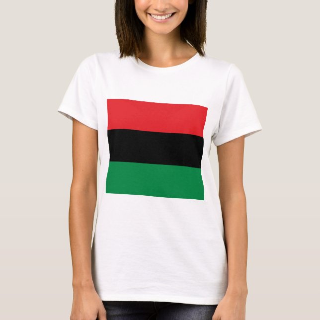 Camiseta Bandeira Pan-Africana (Frente)