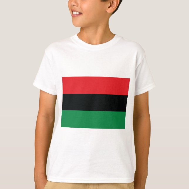 Camiseta Bandeira Pan-Africana (Frente)