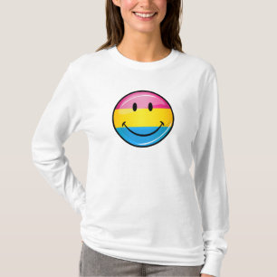 Camiseta Bandeira Pansexual de sorriso do orgulho