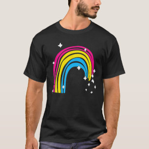 Camiseta Bandeira Pansexual Humana Arco-íris Pan Orgulho LG