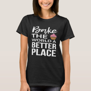 Camiseta Bandeira Para Um Criador De Chef De Pastelaria