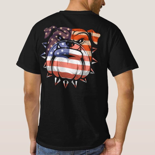 Camiseta Bandeira Patriótica 4º De Julho (Verso)