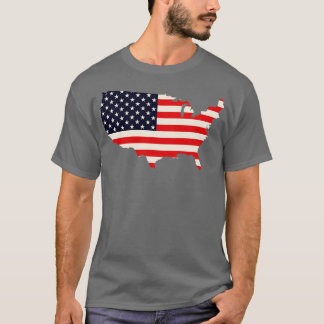 Camiseta Bandeira Patriótica Americana