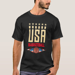 Camiseta Bandeira Patriótica Americana do Basquete para Ven