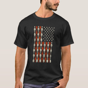 Camiseta Bandeira Patriótica Americana Orud Gift Bowli
