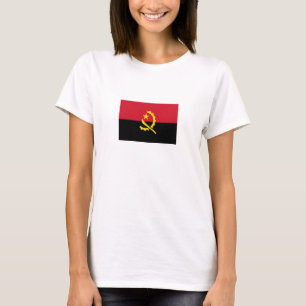 Camiseta Bandeira Patriótica Angolana