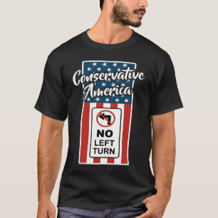 Camiseta Bandeira Patriótica da América Conservadora Sem Vi