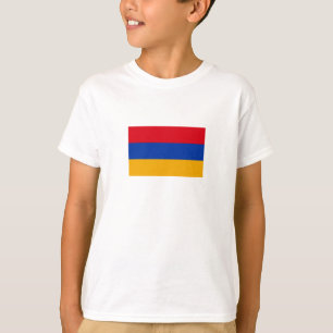 Camiseta Bandeira Patriótica da Armênia