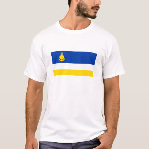 Camiseta Bandeira Patriótica da Buriácia