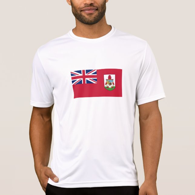 Camiseta Bandeira Patriótica das Bermudas (Frente)