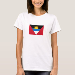 Camiseta Bandeira Patriótica de Antígua e Barbuda
