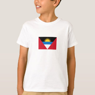 Camiseta Bandeira patriótica de Antígua e de Barbuda