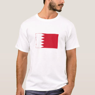 Camiseta Bandeira Patriótica do Bahrein