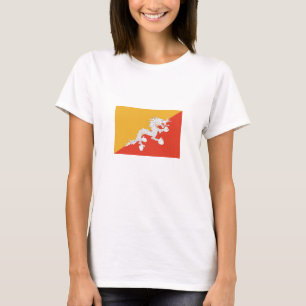 Camiseta Bandeira Patriótica do Butão