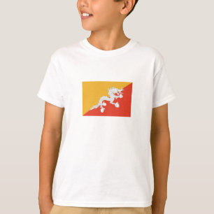 Camiseta Bandeira Patriótica do Butão