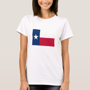 Camiseta Bandeira patriótica do estado de Texas