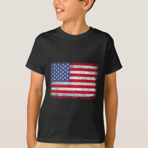 Camiseta Bandeira Patriótica Dos EUA 4 De Julho Para Homens