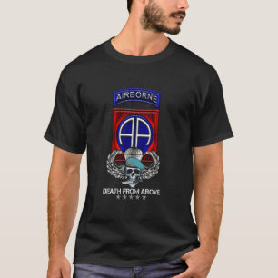 Camiseta Bandeira Patriótica dos EUA Militar Envelhecida 82