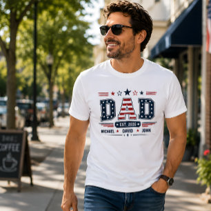 Camiseta Bandeira Patriótica EUA 2026 Personalizada com o N
