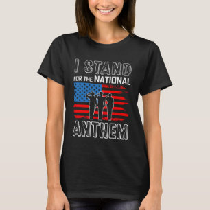 Camiseta Bandeira Patriótica Veterana dos EUA I Para O Naci