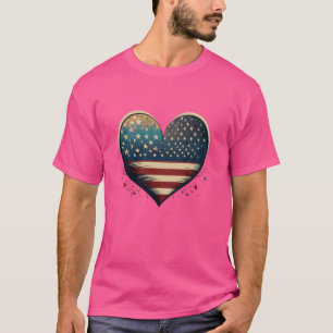 Camiseta Bandeira "Patriotismo e Lealdade" e Design de Cora