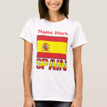Bandeira Personalizada da Espanha Patrimônio Femin