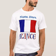 Bandeira Personalizada da França Herança Masculina