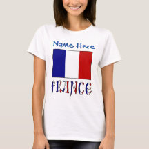 Bandeira Personalizada da França Patrimônio Femini
