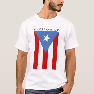 Camiseta Bandeira Personalizada de Porto Rico