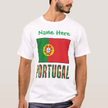 Bandeira Personalizada de Portugal Herança Masculi