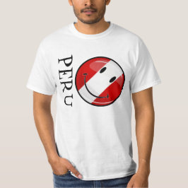Camiseta Bandeira Peruana Brilhante