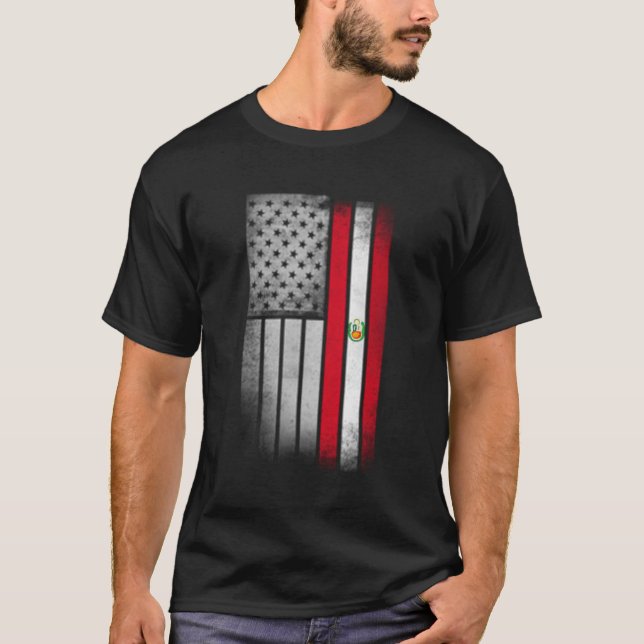 Camiseta Bandeira peruana da América do Peru (Frente)