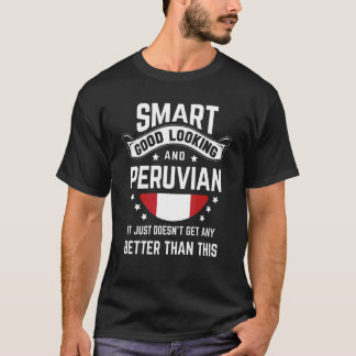 Camiseta Bandeira Peruana Orgulho Nativo Peru Raízes Perua