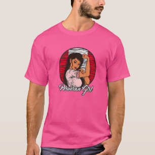 Camiseta Bandeira Peruana Peru Menina Peruana  