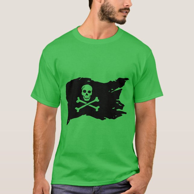Camiseta bandeira pirata (Frente)