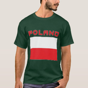 Camiseta Bandeira Polonesa com Polônia