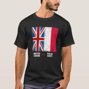 Camiseta Bandeira Polonesa e União Jack Flag & Polska Ideia