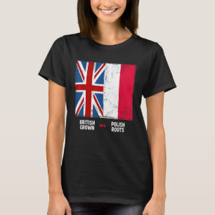 Camiseta Bandeira Polonesa e União Jack Flag & Polska Ideia